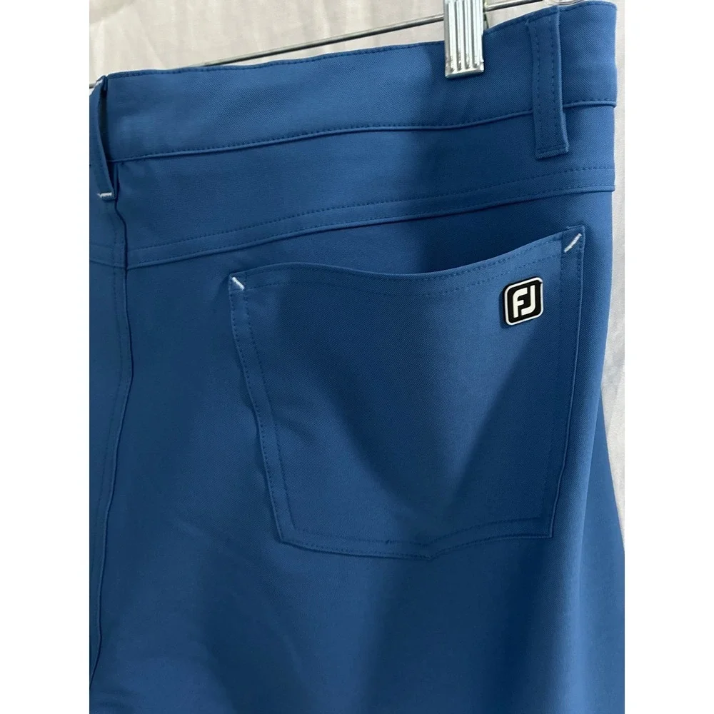 FootJoy Golf Pants Mens 40x30 Blue Athletic Fit 5-Pocket Performance Trousers